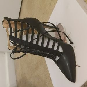 Black Jessica Simpson Size 8.5 strappy heels